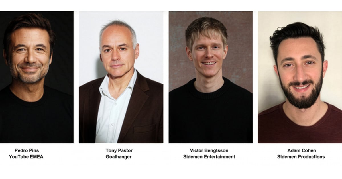 YouTube, Sidemen & Goalhanger Set for MIP London Keynotes