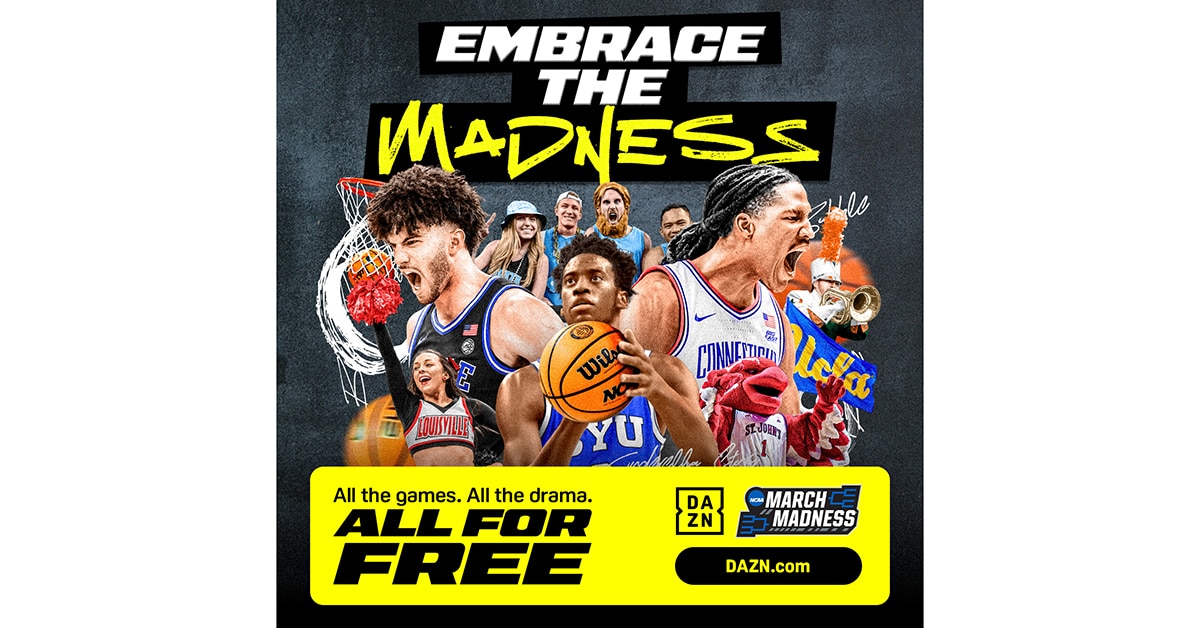 DAZN Set to Deliver Free March Madness Coverage in International Markets