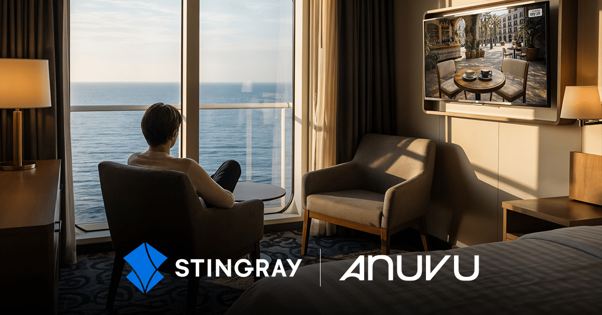 Stingray Seals Cruise Ship Distribution Deal with Anuvu