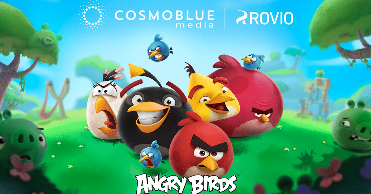 CosmoBlue Acquires Angry Birds Slate for CosmoGO & Da Vinci