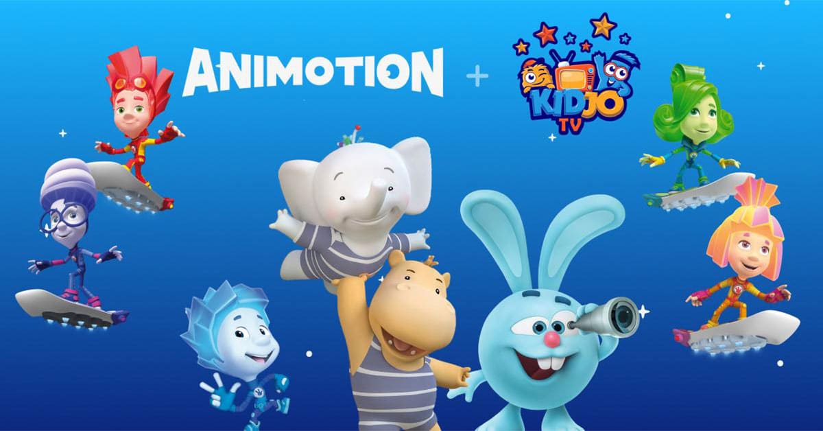 Animotion Brings Flagship Titles to Kidjo TV